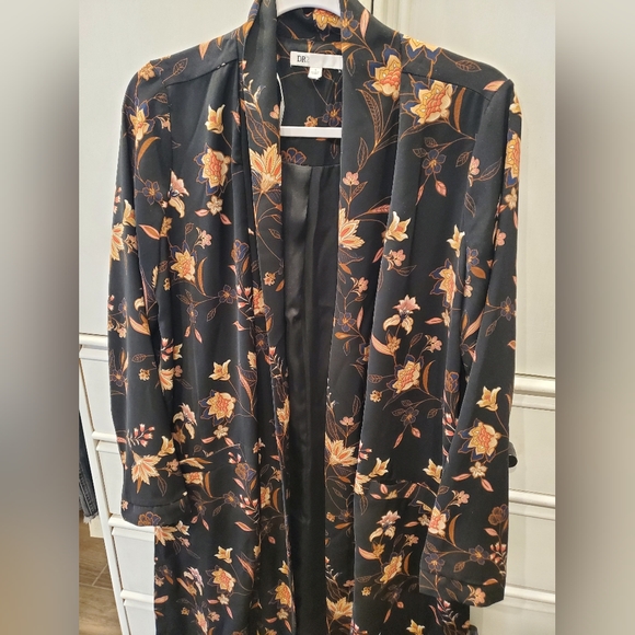 Dr2 Floral Open Duster Jacket - Picture 6 of 8